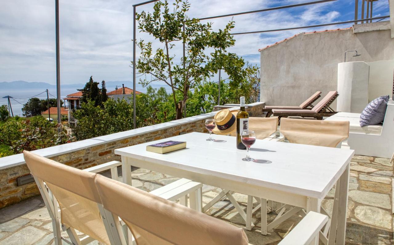 Villa Lemonia Glossa Ngoại thất bức ảnh